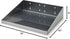 Triton Products 56120-SLV LocHook Shelf with Garment Hanger, 12" x 10", Silver