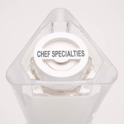 Chef Specialties 4.5 Inch Kate Pepper or Salt Mill - White