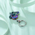 Yinplsmemory Hummingbird Cremation Keychain for Ashes Holder, Always in My Heart Urn Locket Pendant