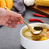GuDoQi Soup Ladle, 3 Pack Durable 304 Stainless Steel with Polished Titanium Plated Big Volume Soup Spoon, Kitchen