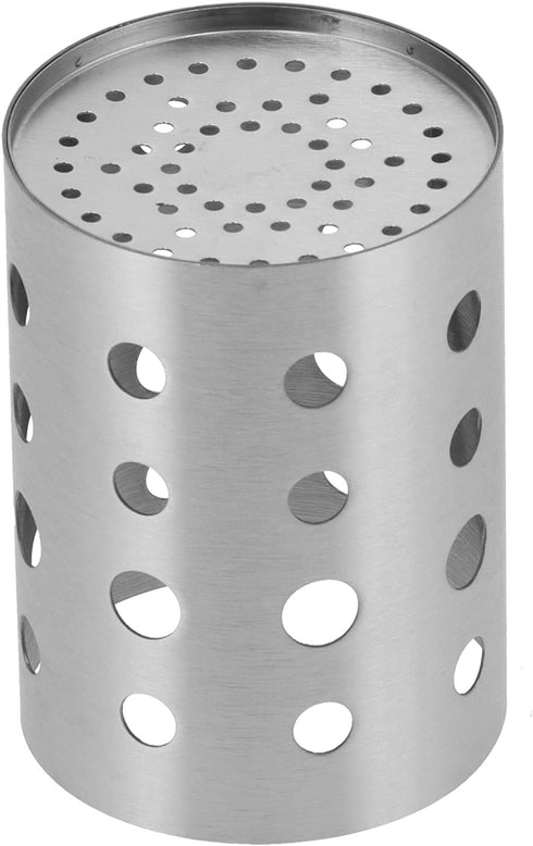 Stainless Steel Kitchen Utensil Holder, Cooking Organizer for Countertop, Silverware Caddy