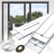 gulrear Sliding Door Air Conditioner Kit, 2023 Upgrade 6 Plates Seamless Vent Kit for Portable AC, 95 Inch