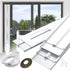 gulrear Sliding Door Air Conditioner Kit, 2023 Upgrade 6 Plates Seamless Vent Kit for Portable AC, 95 Inch