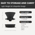 Collapsible Pour Over Coffee Dripper, Silicone Reusable Maker for Camping, Travel, Home & Office, 1-2 Cup