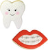 Ann Clark Sweet Smile/Dentist Cookie Cutters 2-Pc. Set Made in the USA - Mouth and Tooth