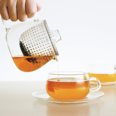 KINTO UNITEA Teapot, 15.2 fl oz (450 ml), Plastic, Dishwasher Safe, Heat Resistant Glass