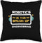 Bacon of Engineering Throw Pillow, 16x16, Multicolor - Robotics