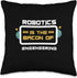 Bacon of Engineering Throw Pillow, 16x16, Multicolor - Robotics