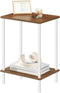 HOOBRO End Tables, Small Side Table, Nightstand with 2-Layer Storage Shelves, Sofa