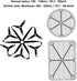 Adjustable Bed Sheet Holder Straps, 6 Way Cross Elastic Sheet Fasteners for Round and Square Mattresses