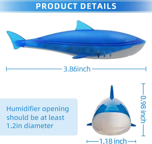 6pcs Shark Humidifier Cleaner, Fish Tank Cleaner for Warm & Cool Mist Humidifiers