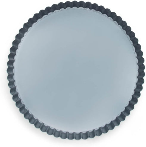 Fox Run Removable Bottom Non-Stick Tart and Quiche Pan, 9.5-inch Loose Bottom Quiche Pan