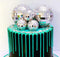 JeVenis Disco Ball Cake Decoration, 70's Disco Party Supplies for Birthday Party