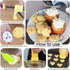 Ourokhome Cookie Press Icing Gun - Biscuit Maker Machine with 16 Discs and 6 Cake Decoration Tips (Yellow)