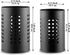 Kitchen Utensils Holder for Countertop Pack of 2, Stainless Steel Black Utensils Caddy, Farmhouse Stylish Organizer and Kitchen Decor Utensil Crock, Gift for New House New Apartment