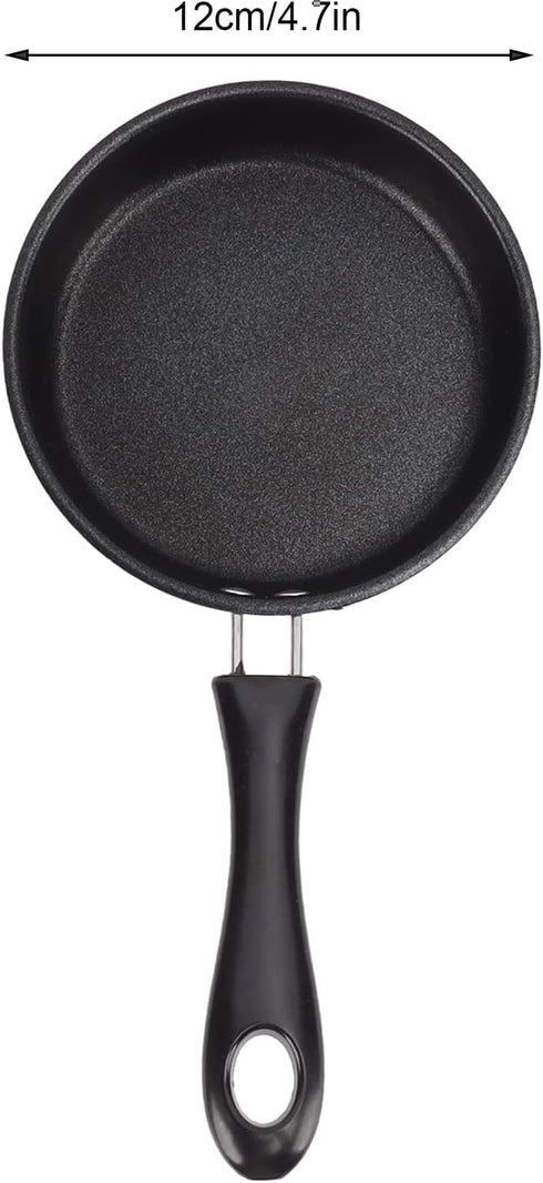 High Capacity Frying Pan Skillet - Professional Stain Resistant Frying Pan for Restaurant Use (12CM)
