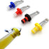 Wine Stoppers - 4 Pack Food-safe Silicone Bottle Stoppers, Reusable Corks with Airtight Seal