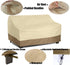 Vanteriam Waterproof Bench/Loveseat Cover, Large Outdoor Furniture Covers Waterproof for Loveseat/Bench.