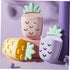 Hemoton 2 Pcs Wall Hanging Storage Basket, Pineapple Bathroom Organizer, Wall Mounted Toothbrush & Phone Holders