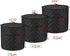 Luxja Dust Cover for 8 Quart Instant Pot, Cloth Cover with Pockets, Black Quilted Fabric