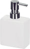 Luxury Bathroom Flash Soap Dispenser - Modern Porcelain Liquid Soap Dispenser, 10oz, Short, White