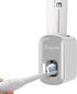 iHave Toothpaste Dispenser Wall Mount, Automatic Toothpaste Squeezer for Bathroom, Grey