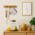Kitchen Temperature Meat Chart Magnet, Essential for Chefs, Cooking Equivalents in Cups, Teaspoons, Ounces, Milliliters