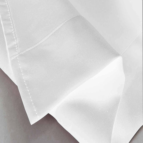 White Valance for Window, Kitchen Valance Curtains, 52 X 18 Inch Long Rod Pocket Farmhouse Panel