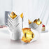 Party Hippo Gold Tulip Cupcake Liners Baking Paper Cups Holders Greaseproof Muffin Cases Wrappers for Wedding Birthday Party Baby Shower (White) by PARTYHIPPO