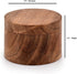 Acacia Wood Salt or Spice Box with Swivel Cover, Wooden Storage for Countertop
