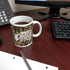 ThisWear Best Buckin' Grandpa Ever Gift, Camo 11oz Ceramic Coffee Mug with Handle for Hunting