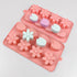 Flower Chocolate Molds, 3pcs Tulip Silicone Candy Molds for Ice Cube, Resin, Soap, Cupcake Decoration