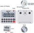 XREXS Digital Kitchen Timer, Magnetic Countdown Timer with Loud Alarm and Mute Option, Large Display