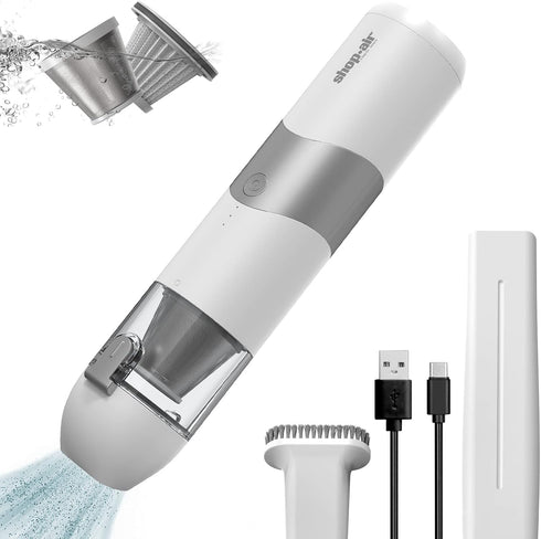 Cordless Handheld Vacuum Cleaner, 5500Pa Powerful Suction, Mini with Attachments