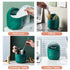 TIE-DailyNec 90 Desktop Trash Can with Trash Bags, Cute Trash Can Creative Waste Basket Storage bin, Plastic Garbage