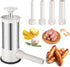 Manual Sausage Stuffers, 2.2-Pound Household Vertical Sausage Makers with 4 Stuffing Nozzles