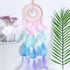 AWLEE Colorful Dream Catchers, Handmade Feather Native American Circular Net for Kids Boys Girls Bedroom Wall Hanging