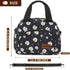 Insulated Lunch Box for Women, Designer Small Lunch Cooler for Office Work, Fit Fresh Thermal Hot Lunch Bag