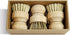 Bamboo Pot & Pan Cleaning Brush Set - 3 Pack Natural Dish