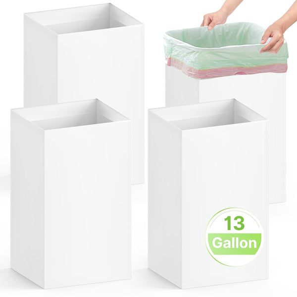 Magicheap 4 Pack Extra Large Disposable Trash Cans, Reusable Portable Garbage Can,