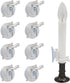 Window Candle Clamps with Super Strong Suction Cups, Holder Suction Cup for Electric Candles, 8 Pack for Small Windows