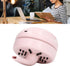 HEEPDD Mini Vacuum, Desktop Vacuum Pink Portable Handheld USB Charging for Office Home School Classroom