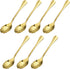 uxcell 7Pcs Stainless Steel Shell Shape Coffee Spoon, 5 Inch Tableware Dessert Spoons for Tea, Coffee, Cake