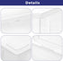 Plastic CD Storage Box, Store 40+ CDs, Clear CD DVD Storage Case