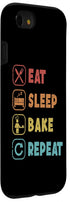 Eat Sleep Bake Repeat Bread Maker Case for iPhone SE (2020) / 7 / 8 - Bread Baker