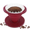 Prasacco Collapsible Pour Over Coffee Maker, Portable Silicone Dripper, Reusable Filter for Camping, Home, Office