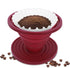 Prasacco Collapsible Pour Over Coffee Maker, Portable Silicone Dripper, Reusable Filter for Camping, Home, Office