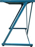 Z-Shaped Student Desk in Aqua