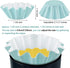 Boao Reusable Wax Melt Liners, Leakproof Cups for Scented Candle, 25 Pieces, Paper Holders for Electric Melter (Blue)