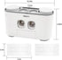 5 2 4 Toothbrush Holder Wall Mounted, WEKITY Multi-Functional Toothbrush and Toothpaste Dispenser for Bathroom